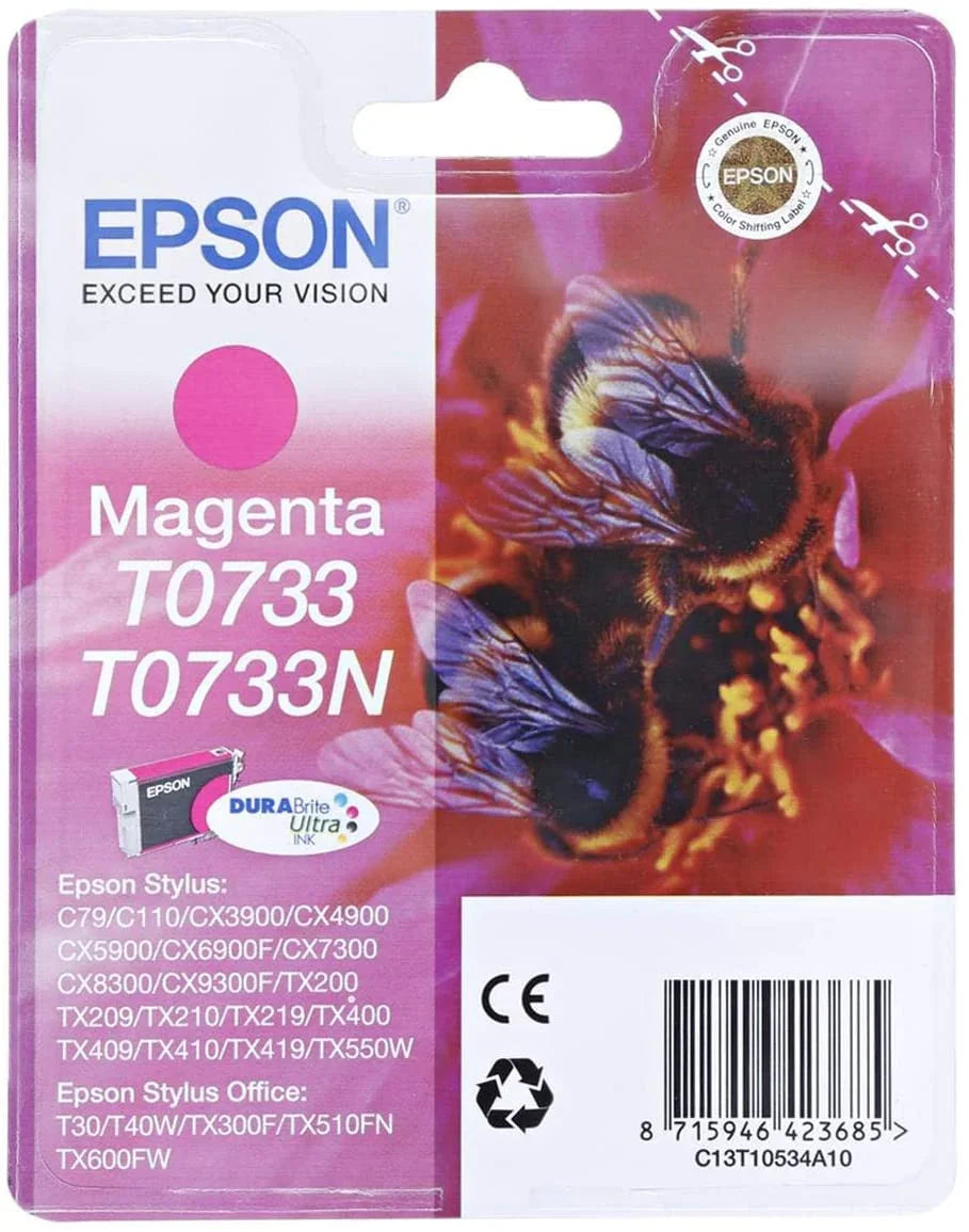 Epson Ink Cartridge - T0733, Magenta - eBuy UAE
